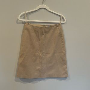 Khaki Banana Republic skirt